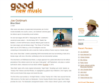 Tablet Screenshot of goodnewmusic.com
